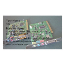 PCI-bus sound/joystick cards Business Card Templates