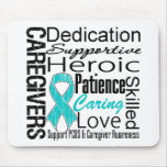 PCOS Caregivers Collage mousepads