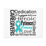 PCOS Caregivers Collage postcards