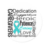 PCOS Caregivers Collage stickers