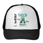 PCOS I Wear Teal For My Mom 43 Mesh Hat