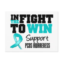 PCOS In The Fight To Win Postcard