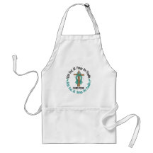 PCOS With God Cross Apron