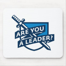 PDT - Leader Outline Blue Mousepads