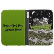 Pea Green Boat Kindle Case
