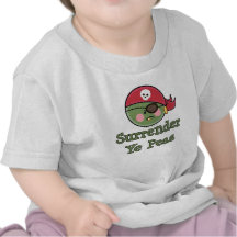 Pea Pirate Baby Toddler T shirt