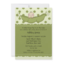 Pea Pod Baby Baby Shower Invitations