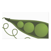 pea pod catering chef restuarant business card