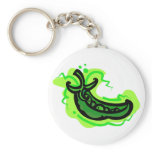 Pea Pod Key Chain