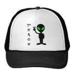 Peace Alien Trucker Hats