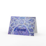 Peace and Dove Art Sympathy Condolence Card