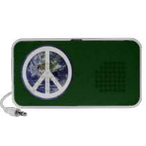 Peace and Earth Doodle Travel Speaker