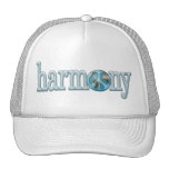 peace and harmony mesh hats