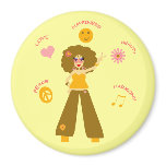 Peace and Love Magnet