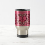 PEACE and LOVE Travel Mug