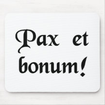 Peace and salvation! mousepad