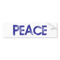 Peace And Trees Bumper Sticker