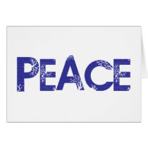 Peace And Trees Greeting Cards