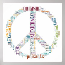 PEACE ART PRISARTS POSTER