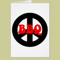 PEACE BBQ cards