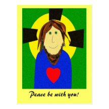 Peace Be With You Postcard