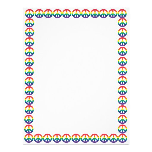 Peace Border Letterhead