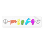 Peace Bumper Sticker