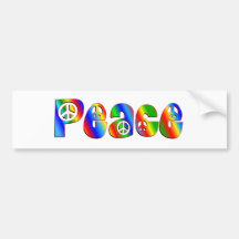 PEACE BUMPER STICKER