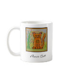 Peace Cat with Flowers Mugs