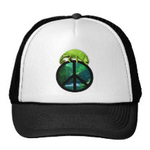 peace chameleon hats