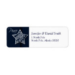 Peace Christmas Cards Return Address Label labels