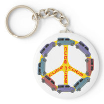 Peace Cube Key Chain