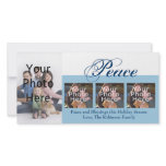 Peace Custom Christmas or Hanukkah Photo Cards