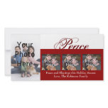 Peace Custom Christmas Photo Cards photo cards