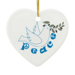 Peace custom ornament
