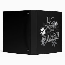 peace design allover binders