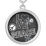 peace design necklaces
