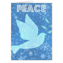 Peace Dove Christmas Card