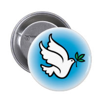 peace dove buttons