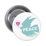 Peace Dove Pinback Button