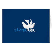 Peace Dove & Thanks Card