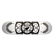 Peace Dove White Skateboard Deck