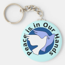 Peace Doves keychain
