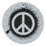 Peace drip sticker
