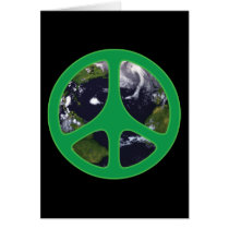 Peace Earth Greeting Cards