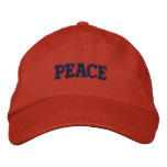 PEACE embroidered hats