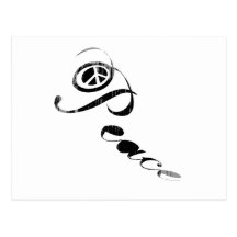 PEACE - Faded.png Post Card