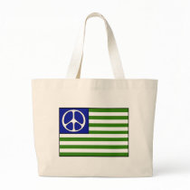Peace Flag Tote Bags