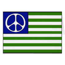 Peace Flag Greeting Card