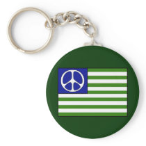 Peace Flag Keychains